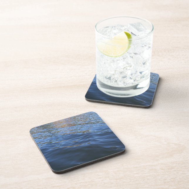 Deep Waters Cork Coaster (Right Side)