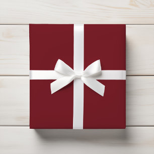 Deep Wine Burgundy Dark Crimson Red Solid Wrapping Paper