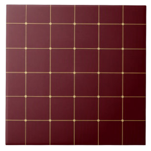 Deep Wine Linear Luxe Ceramic Tile