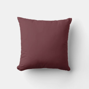 Deep Wine Red Solid Colour Cushion