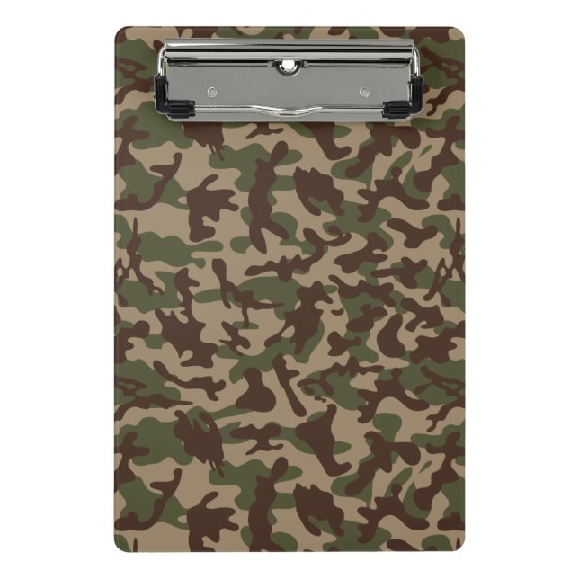 Deep Wood Camouflage  Mini Clipboard (Front)