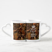 Deep Woods Camouflage Keep Calm Have Your Text Coffee Mug Set (Front Nesting)
