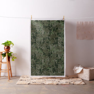 Deep Woods Digital Camo Camouflage Customisable Fabric
