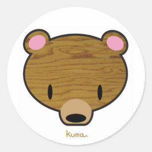 Deep woods Kuma Classic Round Sticker