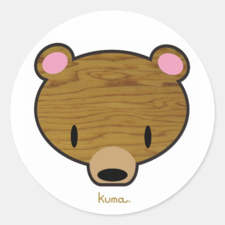 Deep woods Kuma Classic Round Sticker