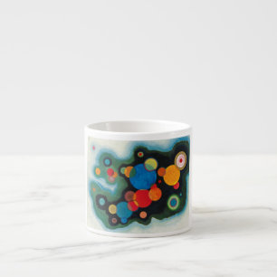 Deepened Impulse Abstract Artwork by Kandinsky Espresso Cup