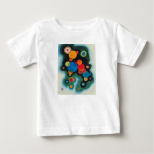 Deepened Impulse Abstract Oil on Canvas Kandinsky Baby T-Shirt