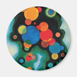 Deepened Impulse by Wassily Kandinsky Magnet