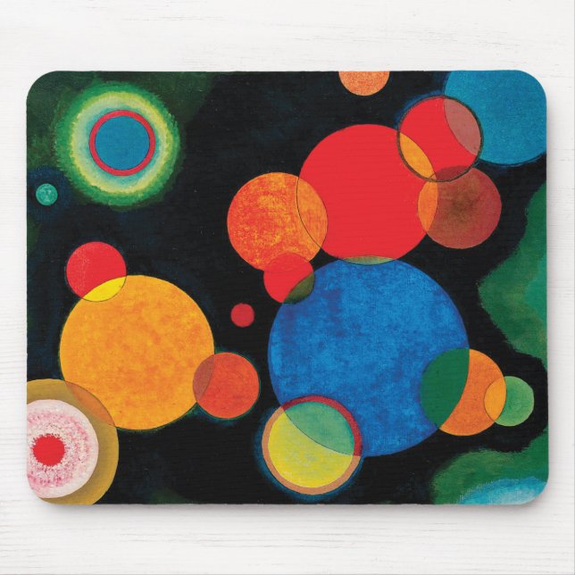 Deepened Impulse by Wassily Kandinsky Mouse Pad (Front)