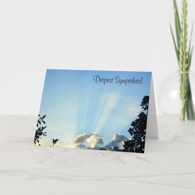 Deepest Sympathies! Card (Front)