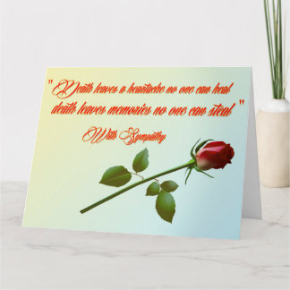 Deepest Sympathy Card