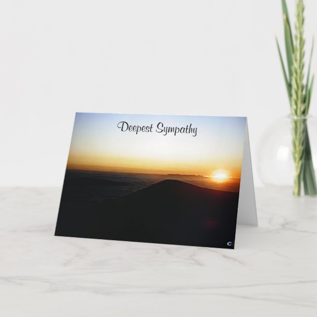 DEEPEST SYMPATHY CARD (Front)
