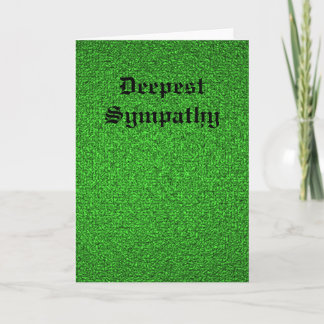 deepest sympathy card