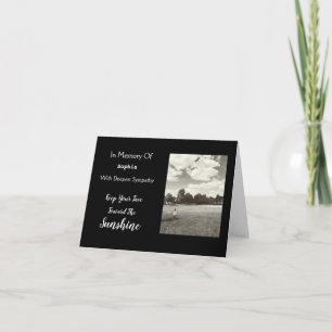 Deepest Sympathy For Her Sunshine Hope Quote Card