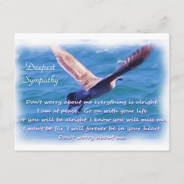 Deepest Sympathy_ Postcard (Front)