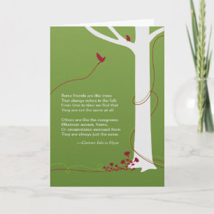Deepest Sympathy Tree Card