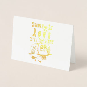 Deeply In Love With You Foil Card