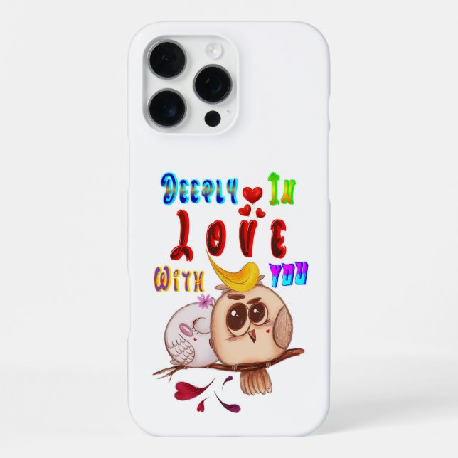 Deeply In Love With You iPhone Case (Back)