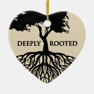 Deeply Rooted Ceramic Tree Decoration