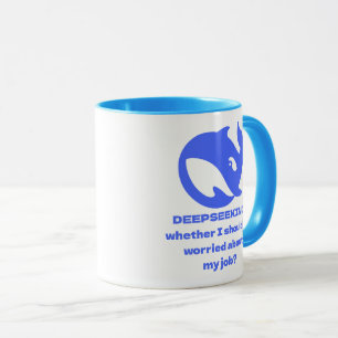 DEEPSEEK Customisable Personalised Editable Text Mug