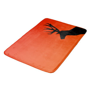 Deer and Sunset Bath Mat