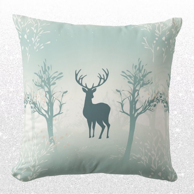 Deer and Tree Pattern Cushion (Creator Uploaded)