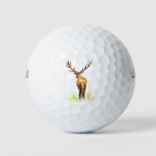Deer Animal Antlers Hunter Hunting Buck Forest Golf Balls