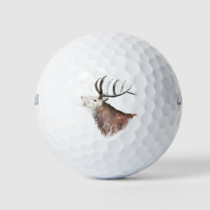 Deer Animal Antlers Hunter Hunting Buck Forest Golf Balls