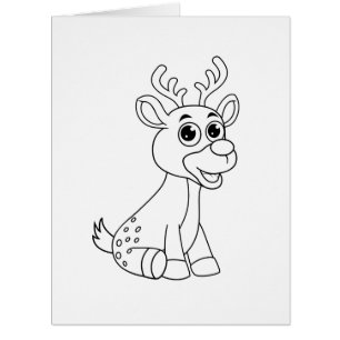 Deer Animal Fawn Baby Young Animal Cute Postcard