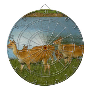 Deer Animal Nature Peace Love Destiny Fun Art Dartboard