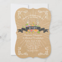Deer Antler Wildflower Starburst Rustic Wedding
