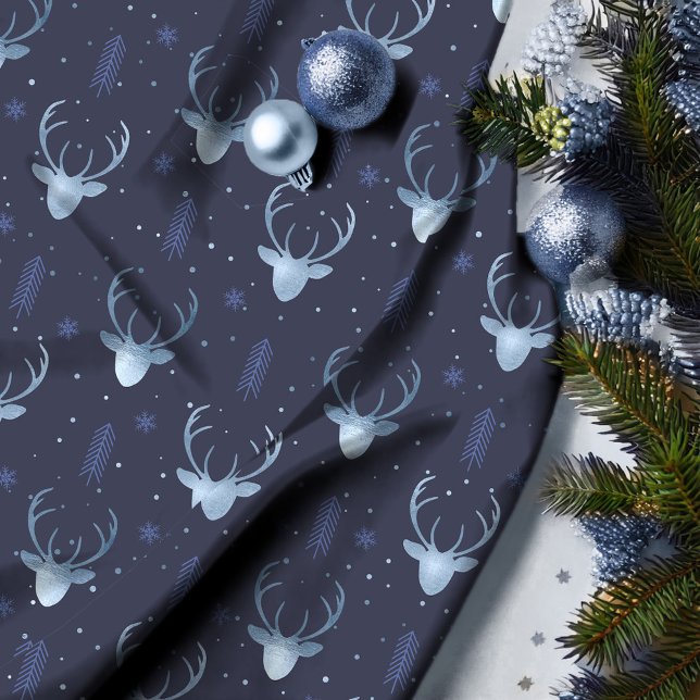 Deer Antlers Arrows Christmas Pattern V2 Bl ID861 Fabric (Creator Uploaded)