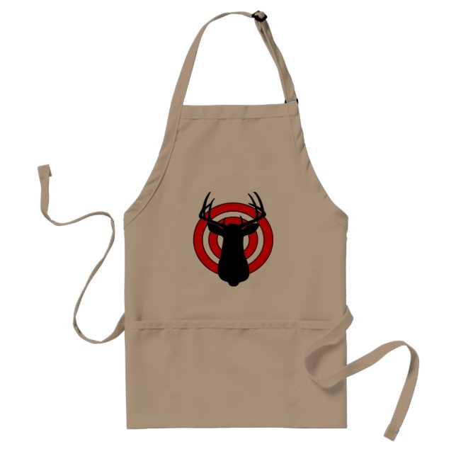 Deer Antlers Bullseye Standard Apron (Front)