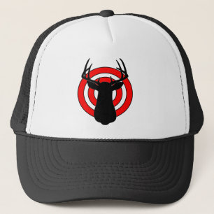 Deer Antlers Bullseye Trucker Hat