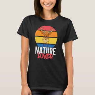 Deer Antlers Forest Animal Nature T-Shirt