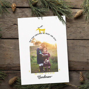 Deer & Arch Photo Christmas Card