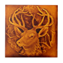 Deer Art Nouveau