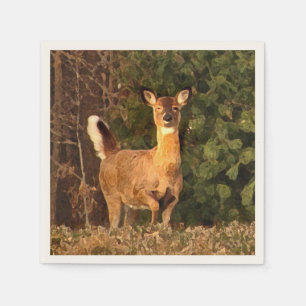 Deer at Sunrise Napkin
