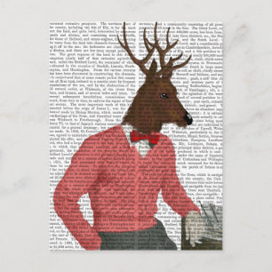 Deer At The Bar Postcard