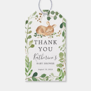 Deer Baby Shower Favour Tag