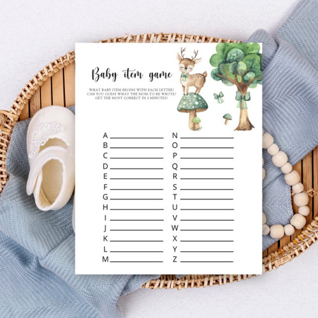 Deer Baby Shower Game- Item game (Creator Uploaded)