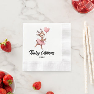 Deer Baby Shower Napkin