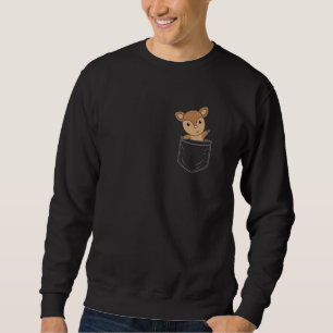 Deer Bag Fawn Deer Bag Chest Pocket Deer Sweatshirt