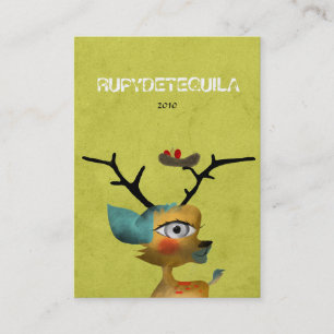 Deer bambi animal lovely baby pet business card
