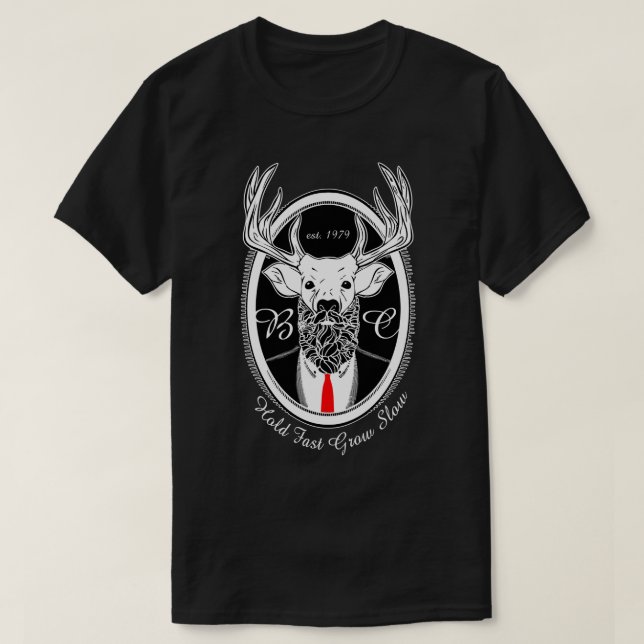 Deer Beard Suit WHT Classic TShirt (Design Front)