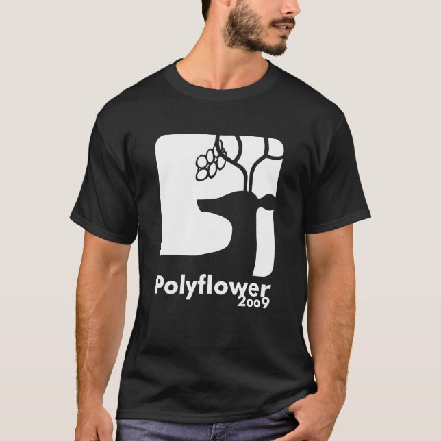 Deer Beer White - Polyflower 2009 T-Shirt (Front)