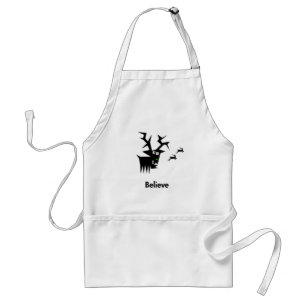 Deer Believe Standard Apron