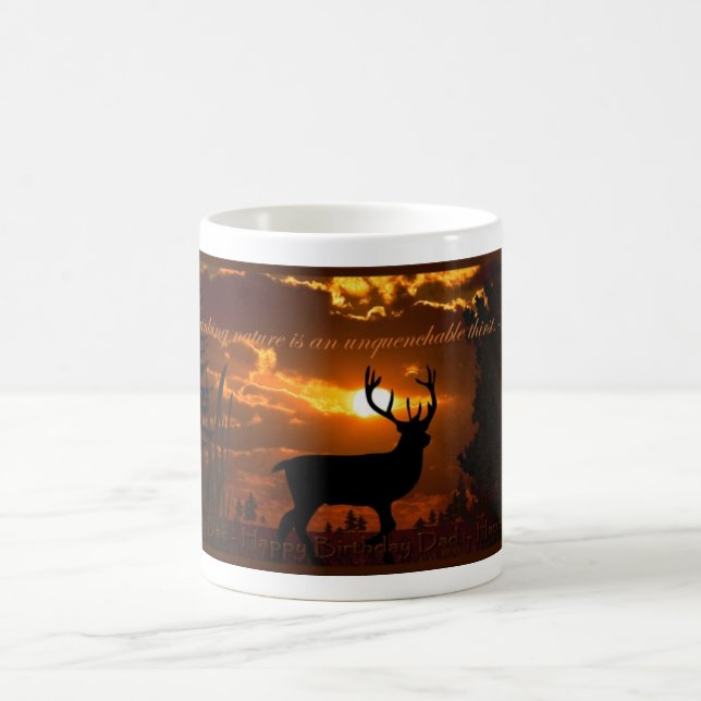 Deer Birthday Mug - DAD (Center)