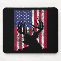 Deer Bow Hunting Tee Whitetail Hunter American Fla