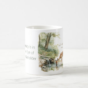 Deer Brook Trees Beauty Is Coffee Mug